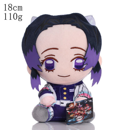 Devil&#39;s Blade Anime Plush Stuffed Toys Demon Slayer Cartoon Figure Manga Dolls Kimetsu Tanjirou Nezuko Kids Birthday Gifts Decor