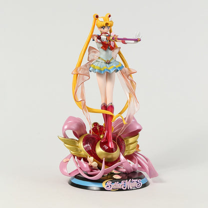 34cm Sailor Moon Super GK Tsukino Usagi Collection Figure Figurine Model Statue