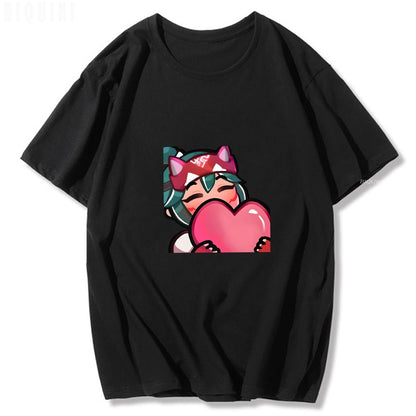 Overwatch 2 T Shirt 100% Cotton  Japanese Manga Anime TShirt Merch Gift O-neck Man and Woman T-shirt Fashion Cute Tees Harajuku