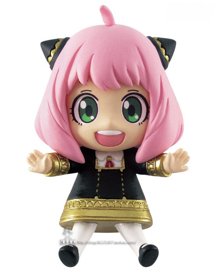 Kawaii Anime Spy X Family Cashapon Anya Forger Twilight Yor Forger Action Figure Q Version Hand Made Toy Collection Gifts