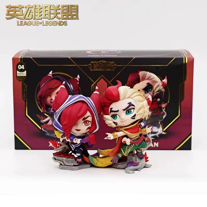 In Stock 100% Orginal All League of Legends Character Figures S12 Professional League Limited IG Teams Full Set ZOE K/DA LULU