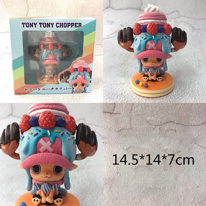 11cm Anime One Piece Action Figure Tony Tony Chopper Candy Cake Kawaii Figurine Pvc Collectible Model Toys For Kid Birthday Gift