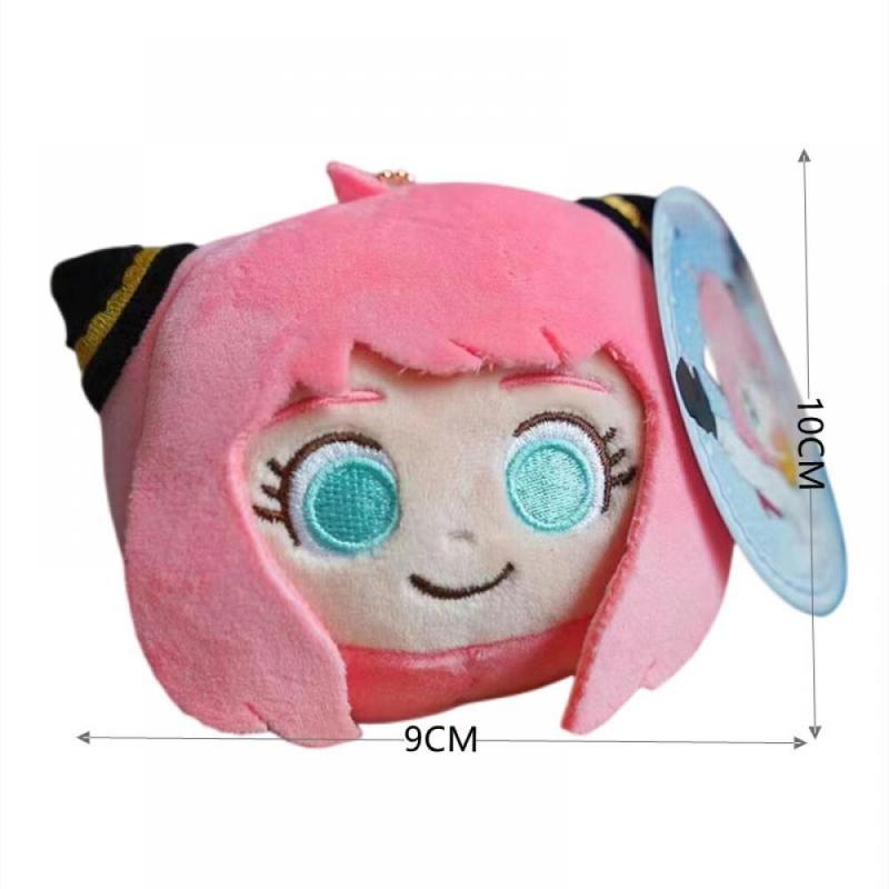 Spy X Family Plush Key Chain Anime Keychain Kawaii Girl Anya Cartoon Plush Pendant Bag Car Decorate Toys Birthday Christmasgifts