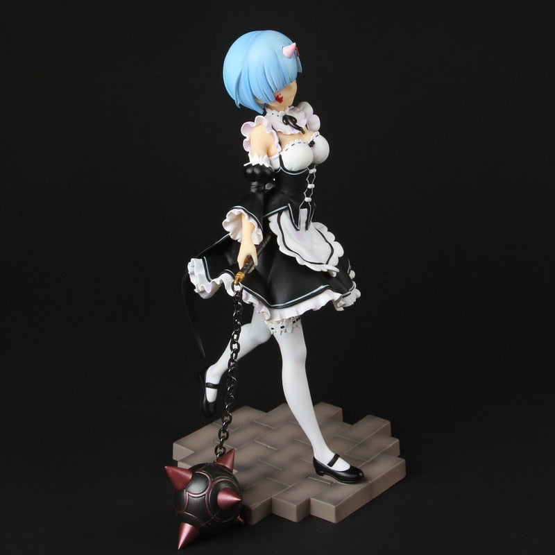 22.5CM Anime Figure Re: ZERO Starting Life in Another World Rem Anime Girl PVC Figure Model Toys Collection Doll Ornament Gifts