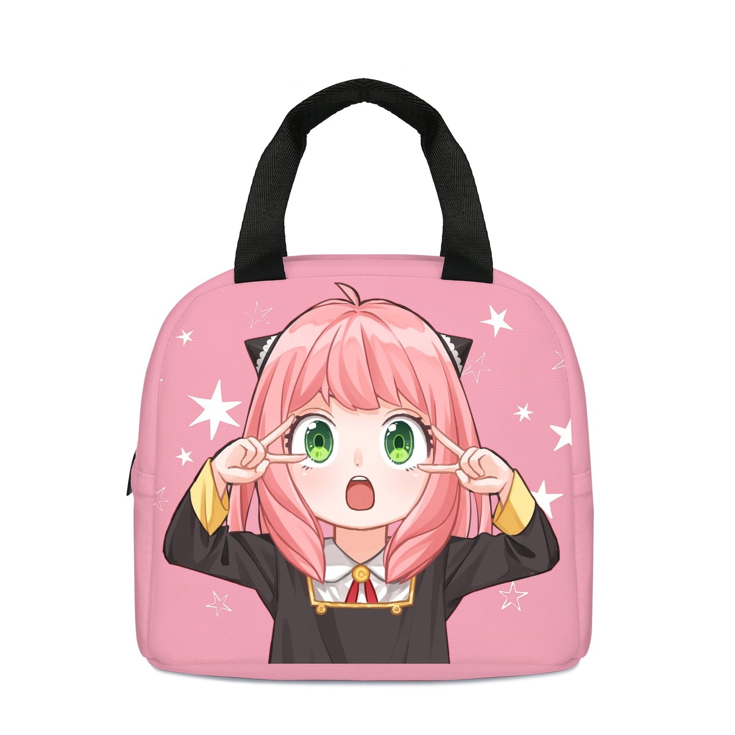 Spy X Family Anya Anime Insulated Polyester Lunch Bags Multifunction Cooler Thermal Food Women Men Travel Work Lunch Bags