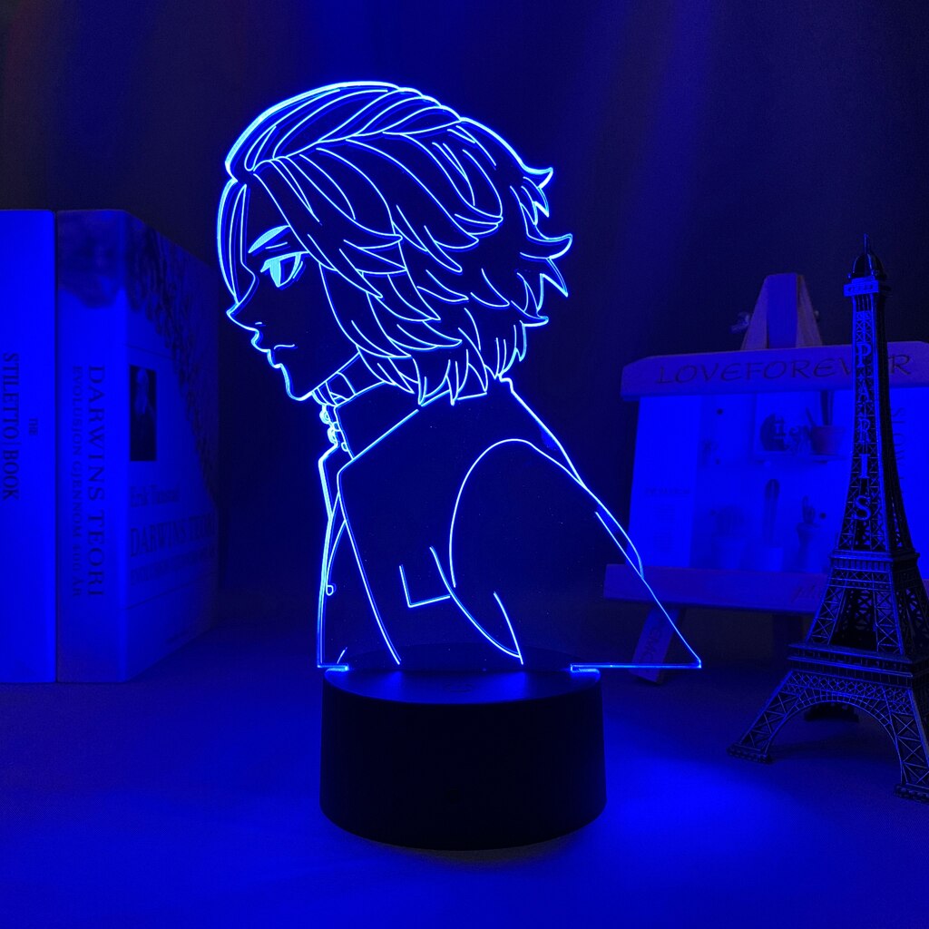 Led Lamp Tokyo Revengers Mikey for Child Bedroom Decor Night Light Birthday Gift Room Table Anime Tokyo Revengers 3d Light