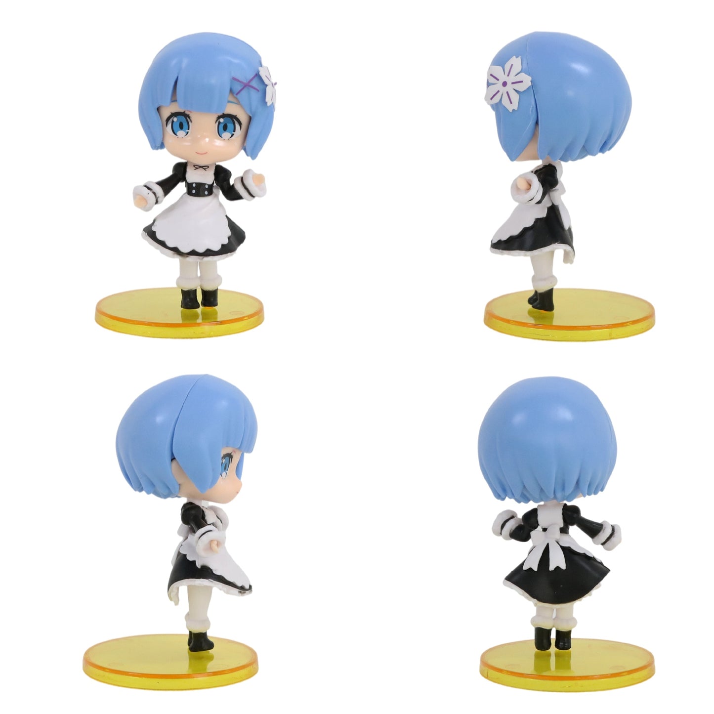 Kawaii Rem Figures Re: Zero In A Different World From Zero Ram Echidna Anime Figur Pvc Toy Model Hand Made Anime Dolls Toys Gift