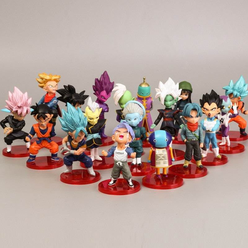 Dragon Ball Super Son Goku Vegeta Broly Buu Action Figure Dragon Ball Figure Set Anime Figurines Ultra Instinct Model Gifts Toys