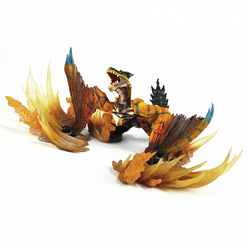 Collector&#39;s Edition Monster Hunter Prototype Production Big Tigrex Hand-held Male Fire Dragon Ornament Figure Toys