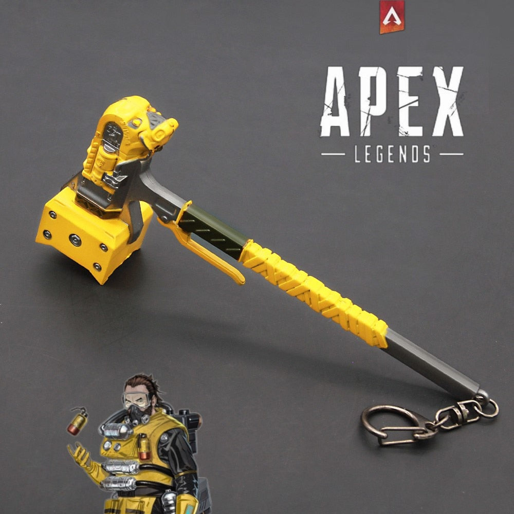 20pcs Apex Legends Heirloom Octane Game Keychain Weapon Butterfly Knife Biwon Blade Legacy Spear Kunai Raven Bite Model Kid Toys