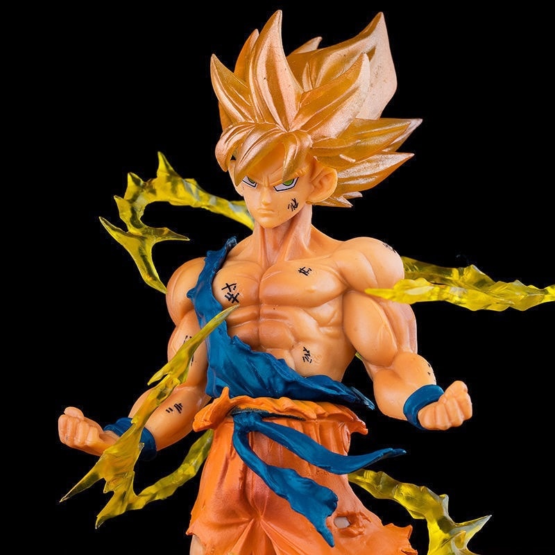 16cm Son Goku Super Saiyan Figure Anime Dragon Ball Goku DBZ Action Figure Model Gifts Collectible Figurines for Kids