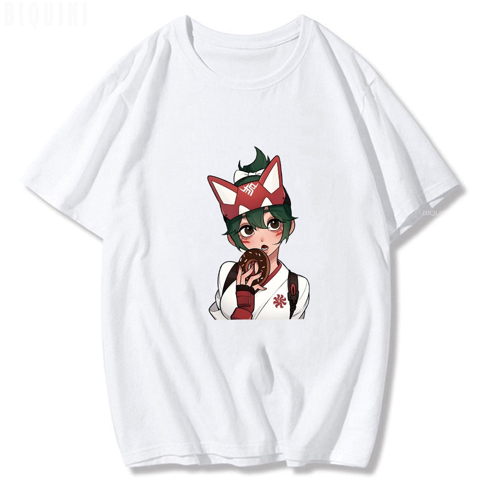 Anime Overwatch 2 T Shirts Manga T Shirt Graphic Kawaii Men/women T-Shirts Hip Hop Sweatshirt Summer T-shirt Cotton TShirt