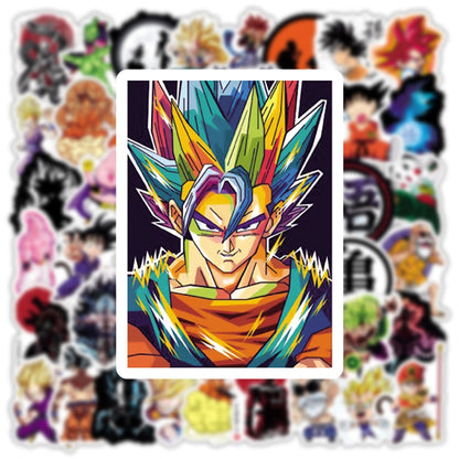 10/30/50PCS Dragon Ball Cool Anime Stickers Decals Decoration DIY Phone Notebook Suitcase Laptop Fridge Wall Graffiti Sticker