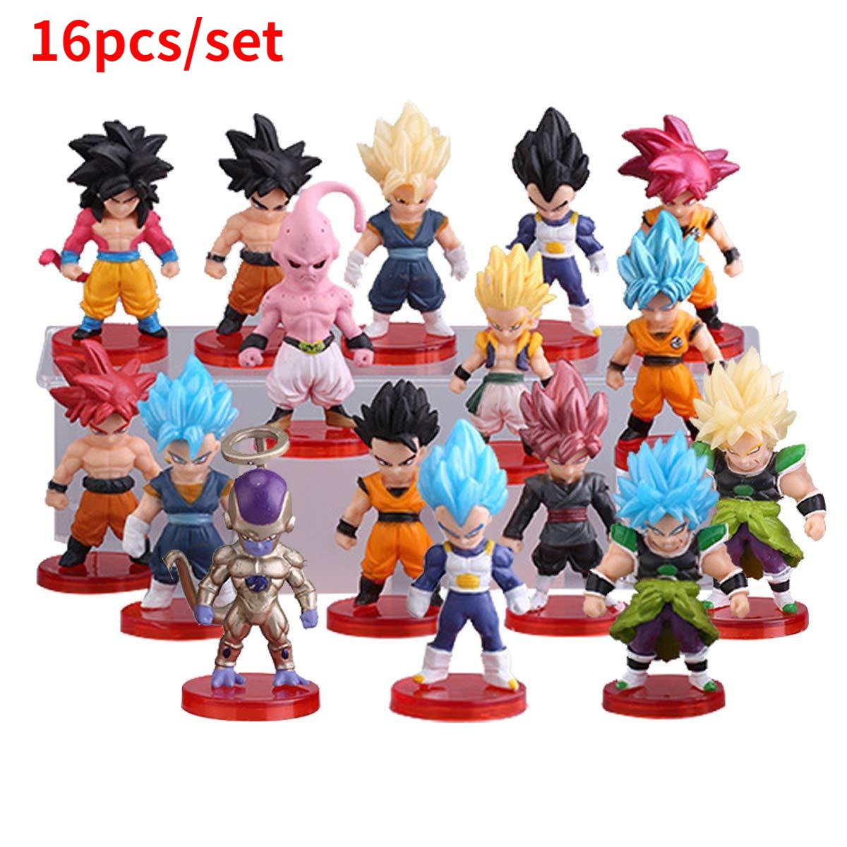 Dragon Ball Super Son Goku Vegeta Broly Buu Action Figure Dragon Ball Figure Set Anime Figurines Ultra Instinct Model Gifts Toys