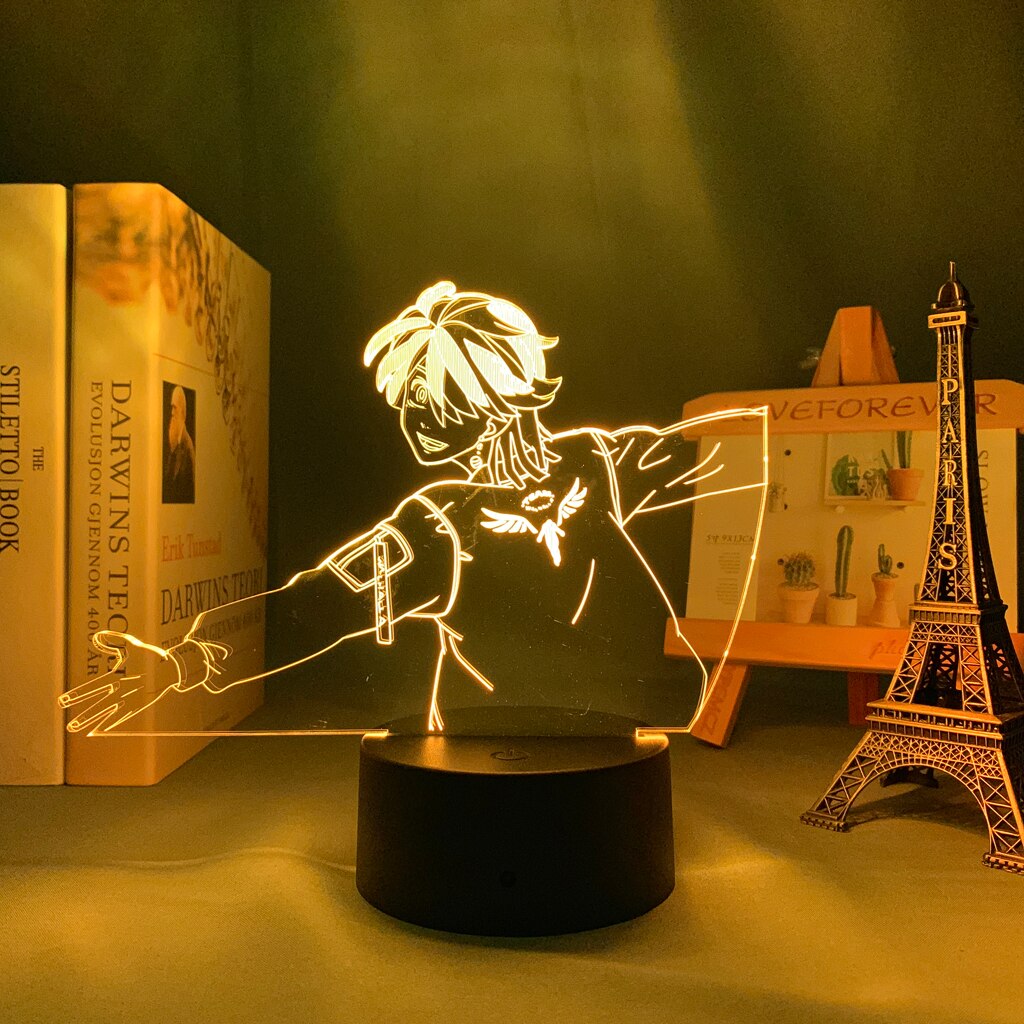 Led Lamp Tokyo Revengers Mikey for Child Bedroom Decor Night Light Birthday Gift Room Table Anime Tokyo Revengers 3d Light