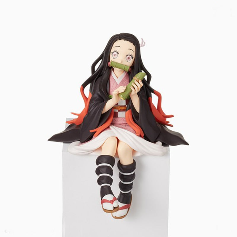 Demon Slayer Kamado Anime Figure Kamado Nezuko PVC Action Figure Toy Kimetsu no Yaiba Statue Adult Collectible Model Doll Gift