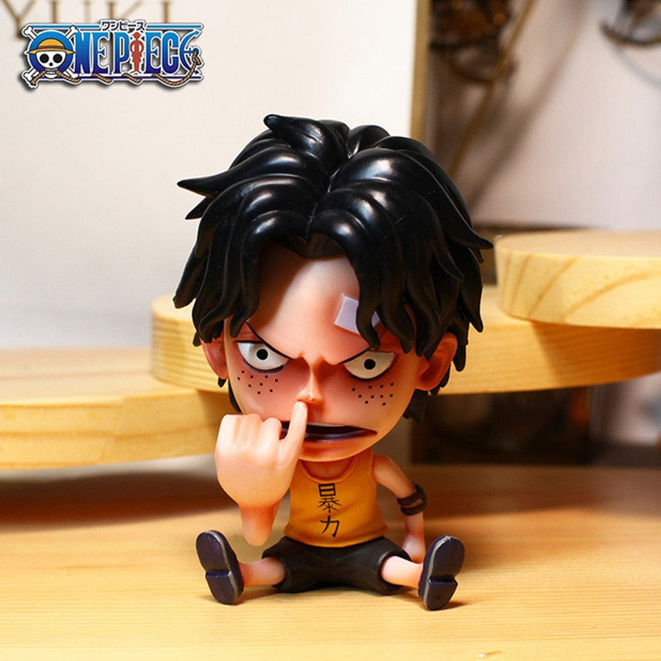 18cm One Piece Anime Figure Pirate Warriors Monkey D Luffy Roronoa Zoro Sanji Usopp Action Figures Collectible Model Toys