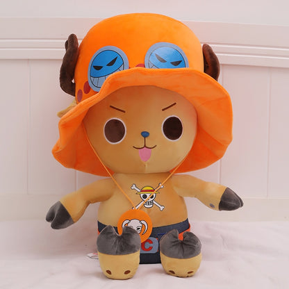 55CM Cartoon One Piece Plush Toys Chopper Plush Doll Stuffed Anime Cute Toy, Chopper Doll Best Gift For Children