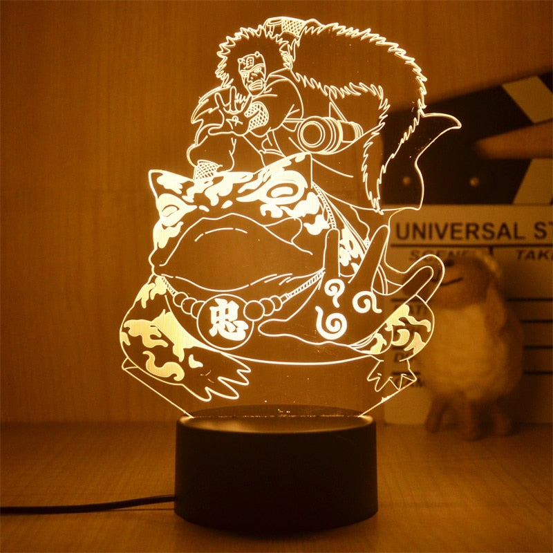 Anime Naruto Uzumaki LED Night Light  Kakashi Table lamp Toys Hatake Akatsuki Figures 3d Lamp Toys Birthday&amp;ChristmasGift