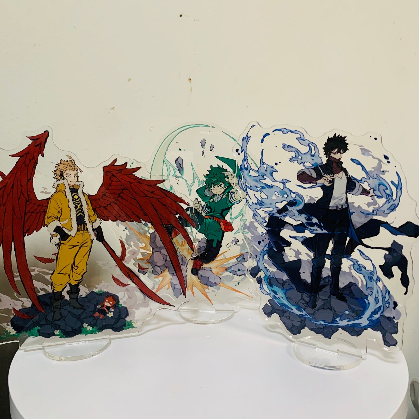 Japan Anime My Hero Academia Figures Midoriya Izuku Bakugou Katsuki Todoroki Shoto Cosplay Acrylic Stand Model Fans Xmas Gifts