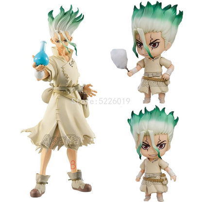 20cm Dr. Stone Anime Figure Ishigami Senkuu Action Figure 1262# Dr.STONE Senkuu Ishigami Figurine Collectible Model Doll Toys