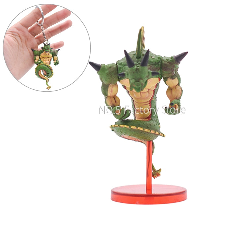 11cm Dragon Ball Cyan Dragon Handmade Model Cake Decoration DBZ Shenron Porunga Anime Figure Doll Toy Car Ornament Birthday Gift