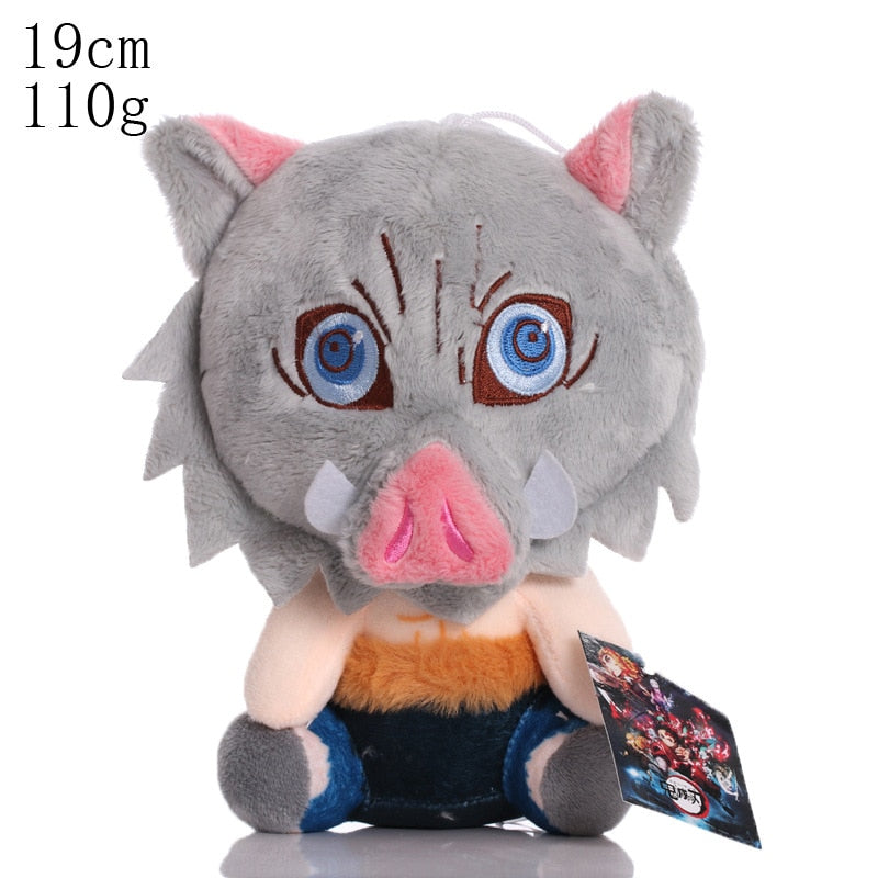 Devil&#39;s Blade Anime Plush Stuffed Toys Demon Slayer Cartoon Figure Manga Dolls Kimetsu Tanjirou Nezuko Kids Birthday Gifts Decor