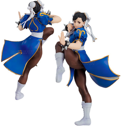 18cm POP UP PARADE Street Fighter Anime Figure Chun Li Battle Costume Action Figure Sexy Girl Figure Collection Model Doll Toys