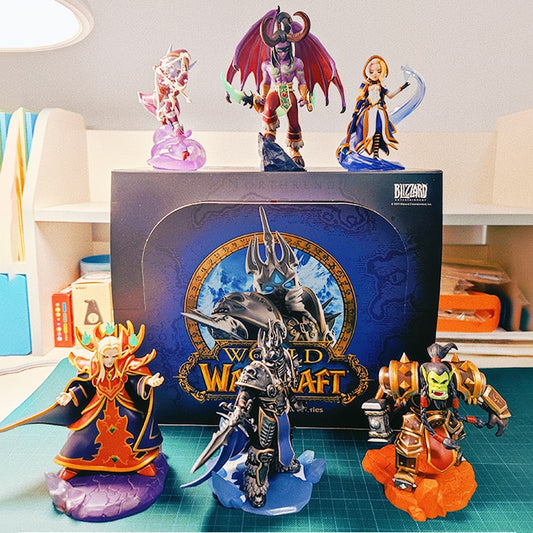 13-17cm 1/6pcs World Of Warcraft Blind Box Mystery Box Suprise Box Figure Room Ornament Model Collection For Boy Gift