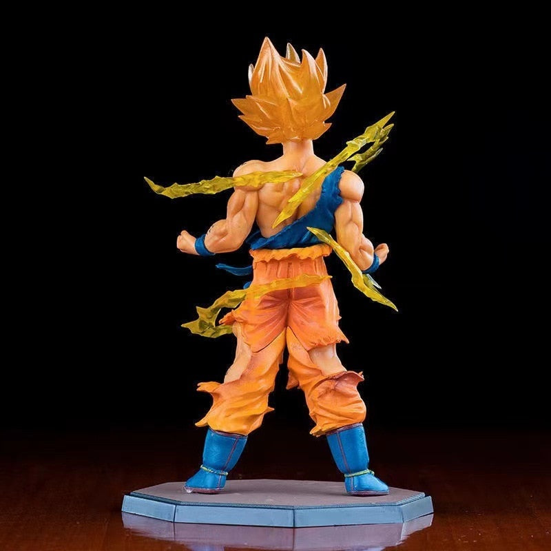 16cm Son Goku Super Saiyan Figure Anime Dragon Ball Goku DBZ Action Figure Model Gifts Collectible Figurines for Kids