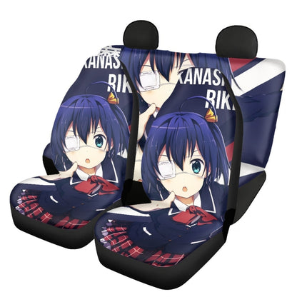 Re: Zero Rem Ram 3D Printing Anime Universal Fit Car Seat Covers Black Front Seat Durable Washable Auto Mads Vehicle Seat Covers