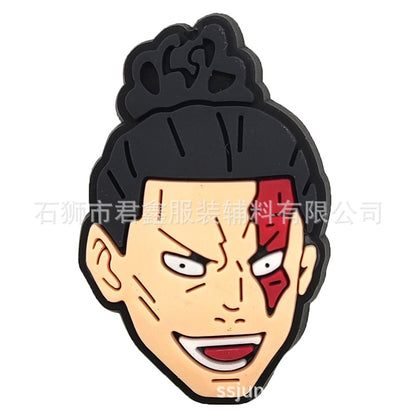 Jujutsu Kaisen Anime Removable Crocs Shoe Buckle Decoration Single Sale Wholesale Sneakers Accessories Decorations Boys Gifts