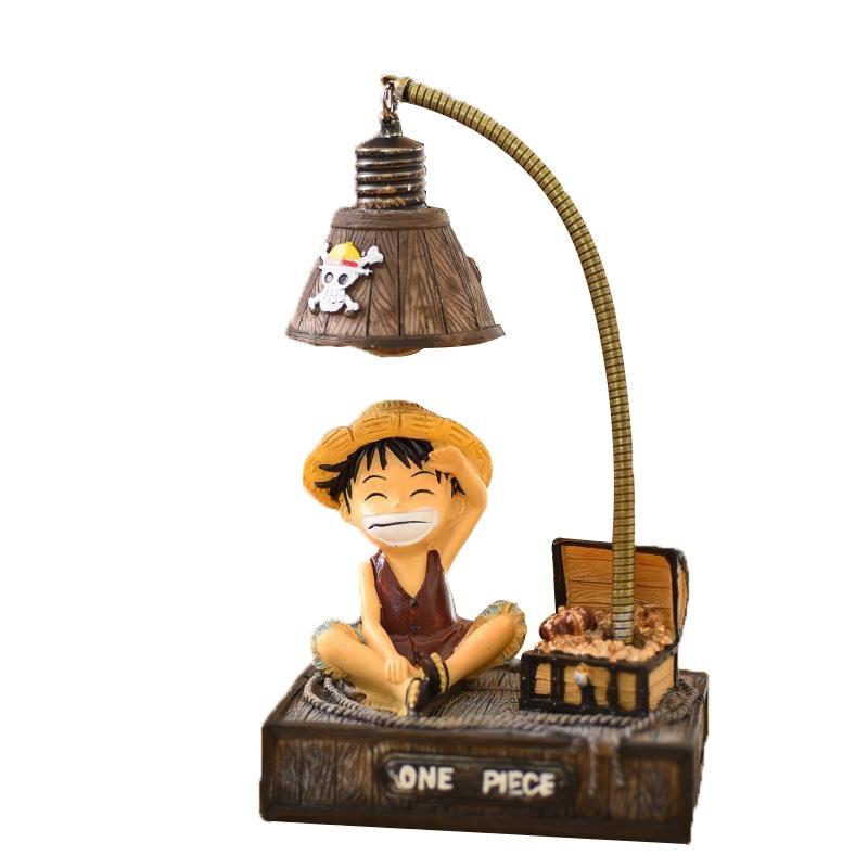 BANADAI Anime One Piece Luffy Figures Toy 17cm Cute One Piece Chopper Figure With Night Lamp Light Home Decoration Figuras Toys