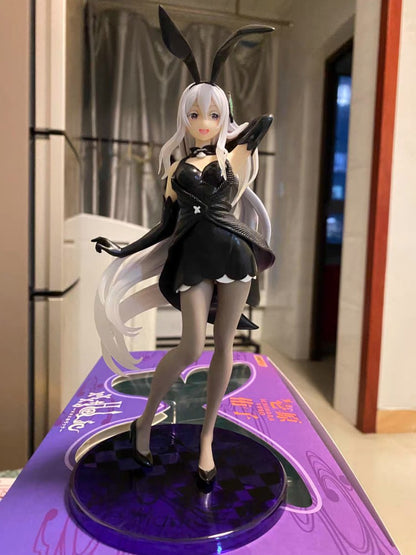 Anime Re: Zero Figure Echidna Model Dolls Figurines Bunny Girl Ornament Action Figure Cheongsam Collectible Children&#39;s Toys Gifts