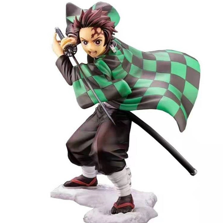 Demon Slayer Kamado Anime Figure Kamado Nezuko PVC Action Figure Toy Kimetsu no Yaiba Statue Adult Collectible Model Doll Gift