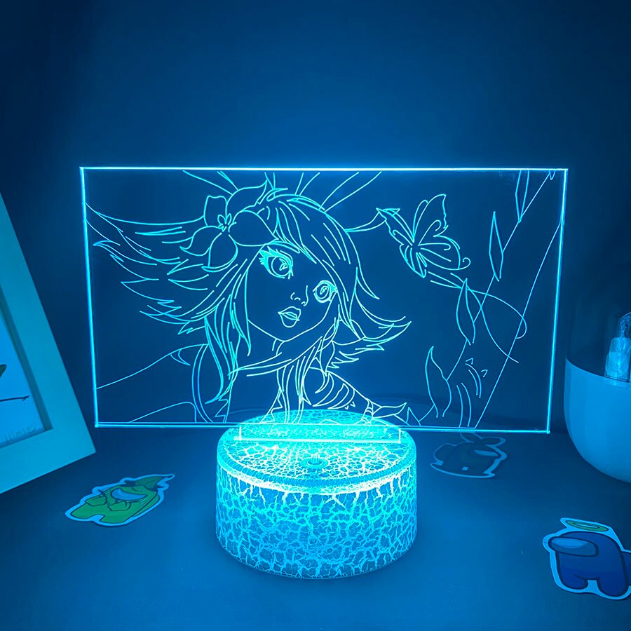 Game League of Legends Neeko The Curious Chameleon 3D Led Neon Night Lights Bedroom Table Decor Game LOL Lava Lamp Gifts For Kid