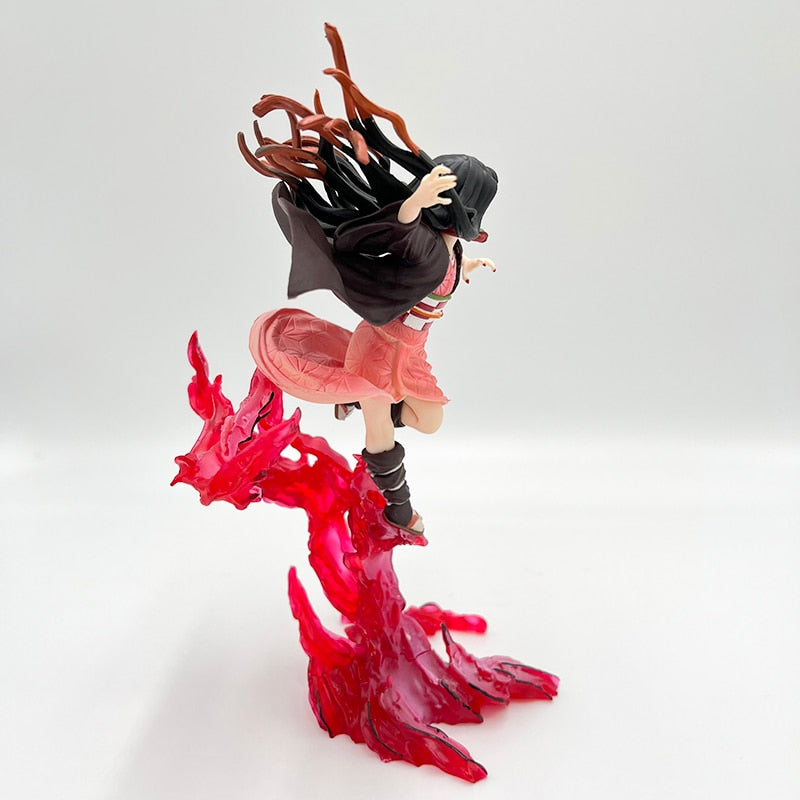 24cm Demon Slayer Anime Figure Figuarts ZERO Nezuko Kamado Action Figure Demon Blood Art Kimetsu no Yaiba Figure Model Doll Toys