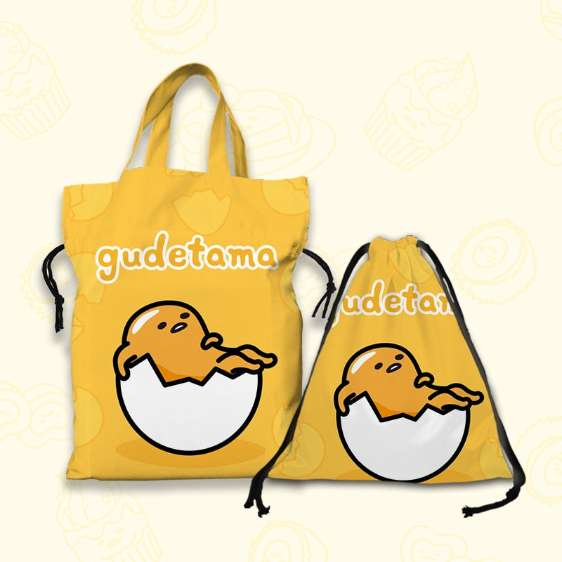 |152:201336174#Portable 26x31.5cm;14:1037938736#Gudetama 11|152:201336175#Drawstring 20x25cm;14:1037938736#Gudetama 11