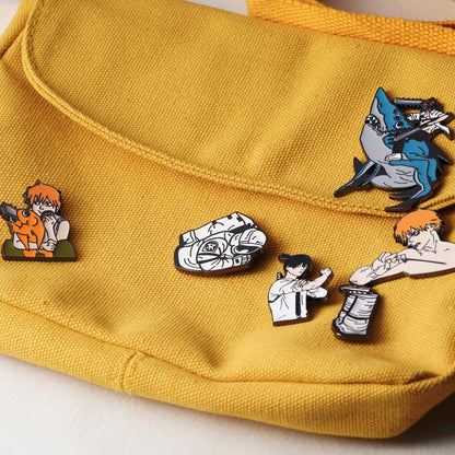 Chainsaw Man Badges Enamel Pin Brooch Cute Japanese Anime Lapel Pins for Backpacks Brooches Fashion Jewelry Accessories Gifts