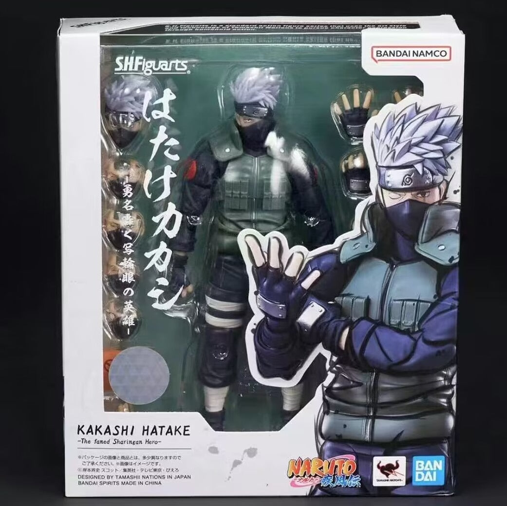 Bandai SHFiguarts 2.0 Naruto: Shippuden Kakashi Hatake Naruto Sasuke Sakura Uchiha Madara SHF Anime Figure Action Model Toy