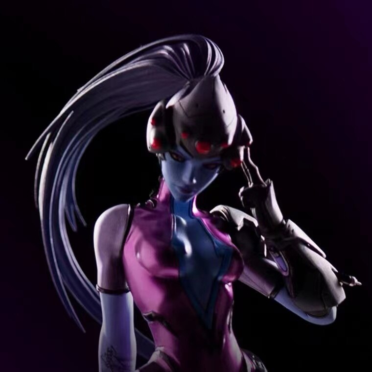 GK Widowmaker Anime Figurine Overwatch Action Figure Scultures Big Figure