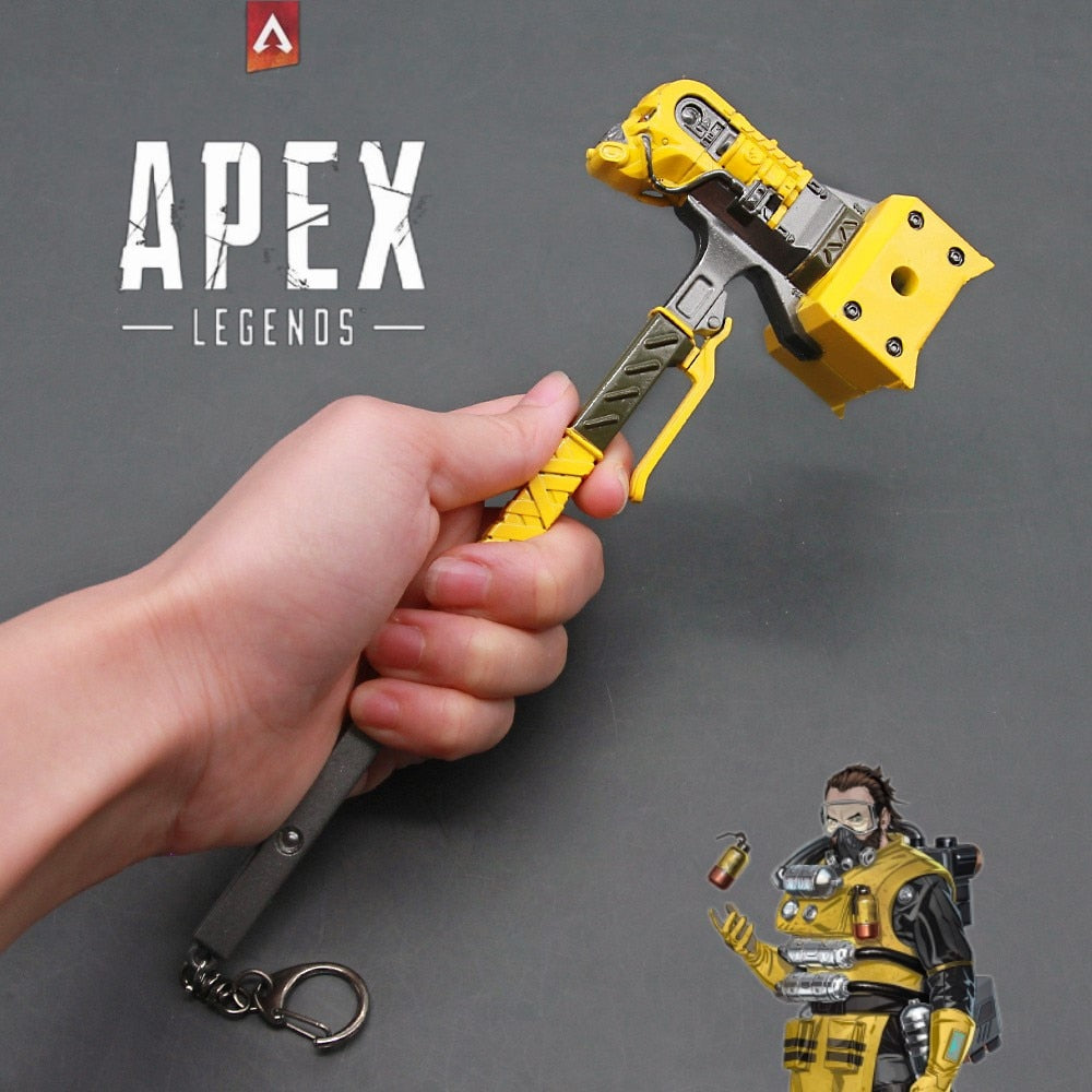 20pcs Apex Legends Heirloom Octane Game Keychain Weapon Butterfly Knife Biwon Blade Legacy Spear Kunai Raven Bite Model Kid Toys