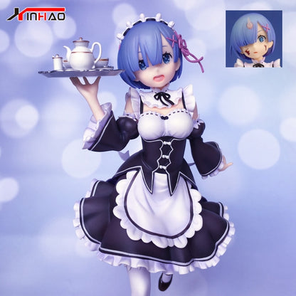 22.5CM Anime Figure Re: ZERO Starting Life in Another World Rem Anime Girl PVC Figure Model Toys Collection Doll Ornament Gifts