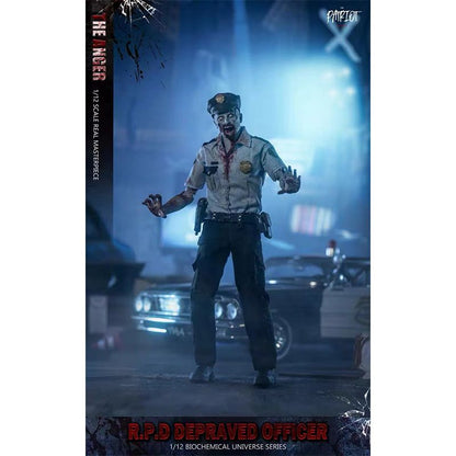 In Stock Patriot Studio Resident Evil Raccoon City R.P.D Police Officers Fallen/Angry Zombie Evolver Mutated Anime Figures Model