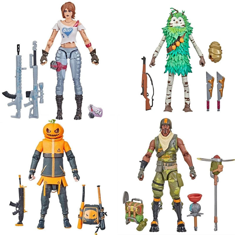 Hasbro Original Fortnite Punk Tntina AERIAL ASSAULT TROOP BUSHRANGER Joints Movable Anime Action Figure Toys for Birthday Gifts