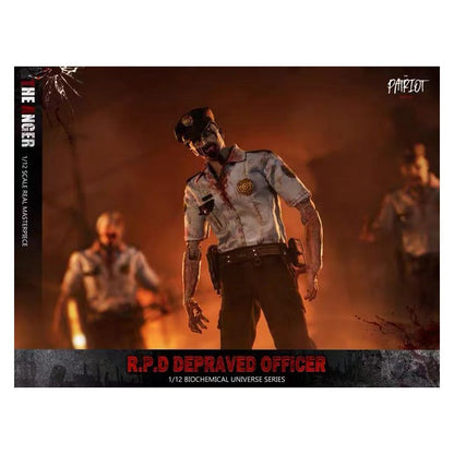 In Stock Patriot Studio Resident Evil Raccoon City R.P.D Police Officers Fallen/Angry Zombie Evolver Mutated Anime Figures Model