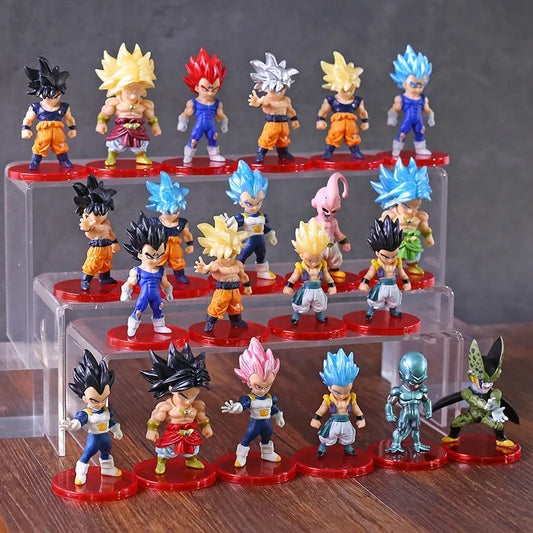 Dragon Ball Super Son Goku Vegeta Broly Buu Action Figure Dragon Ball Figure Set Anime Figurines Ultra Instinct Model Gifts Toys