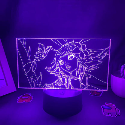 Game League of Legends Neeko The Curious Chameleon 3D Led Neon Night Lights Bedroom Table Decor Game LOL Lava Lamp Gifts For Kid