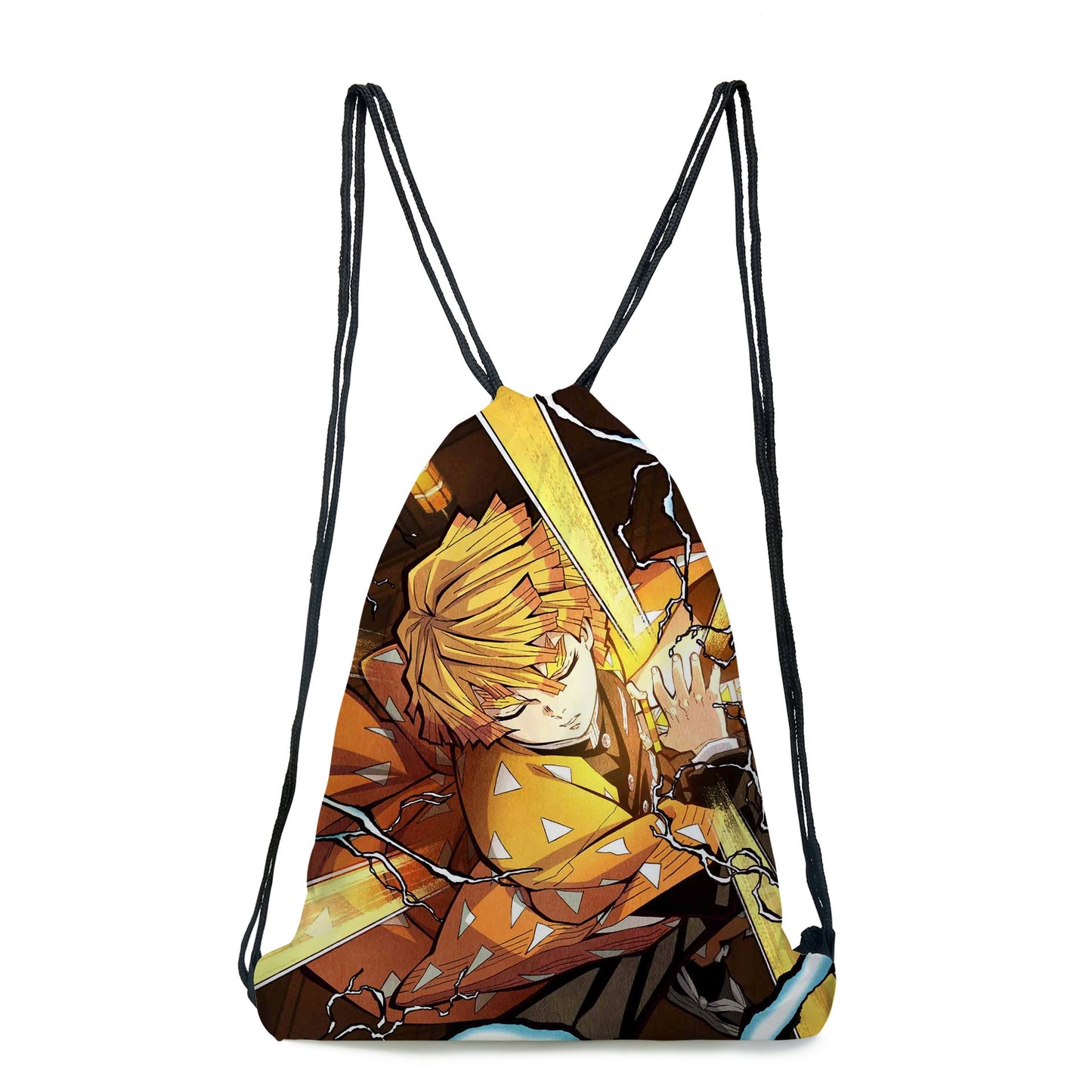 Japan Anime Kimetsu No Yaiba Demon Slayer Kamado Tanjirou Agatsuma Zenitsu Tomioka Giyuu Bunchy pocket Bag