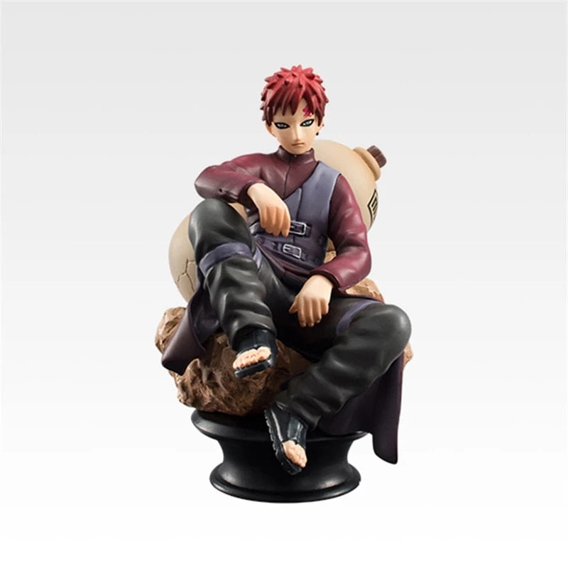 6pcs/set Chess Naruto Sakura Action Figures Uchiha Gaara Kakashi Model PVC Anime Figurines for Decoration Collection Gift Toys